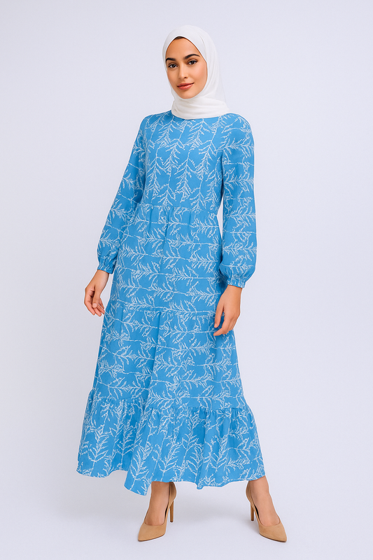 Layered Printed Dress