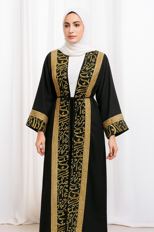 Golden Embroidered Kaftan