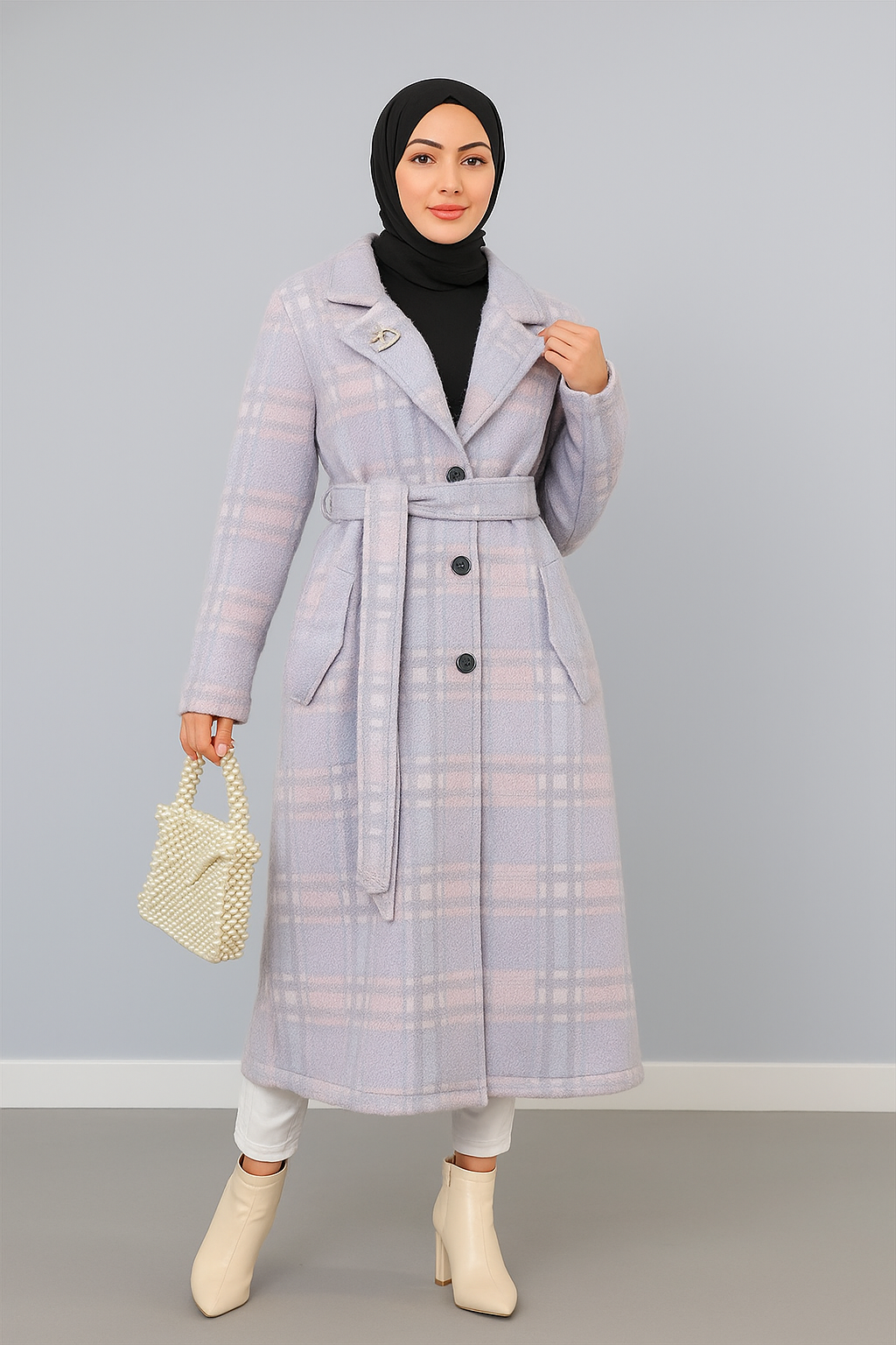 Plaid Checkered Coat
