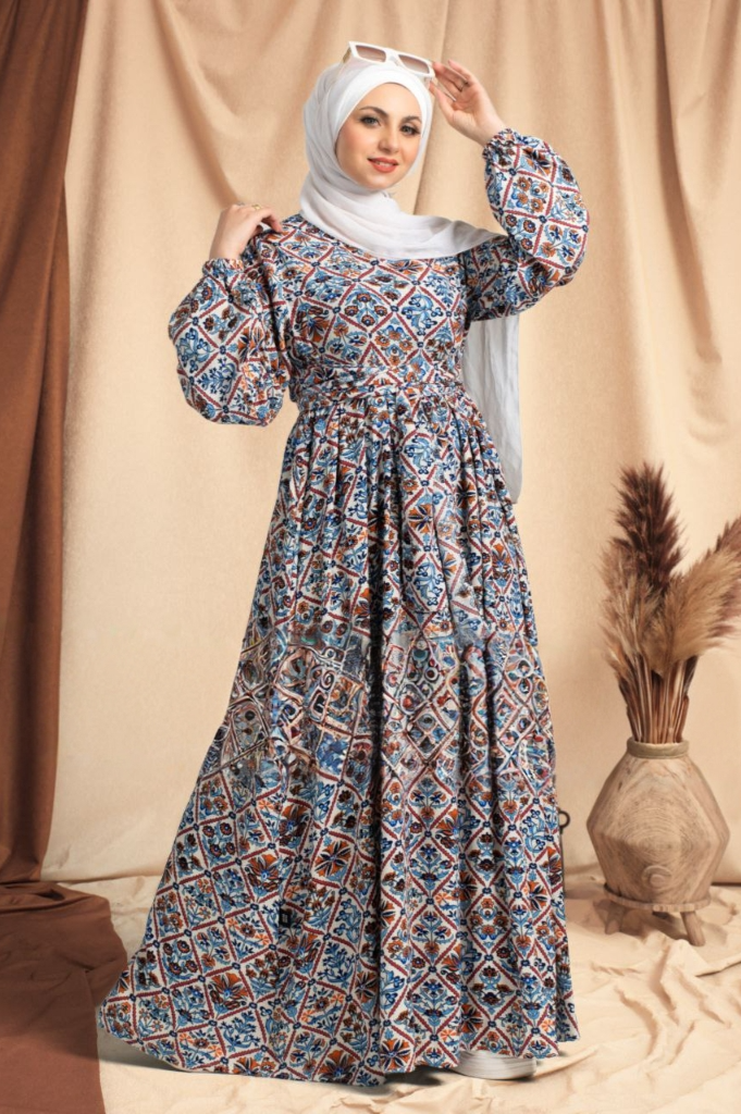 Printed Wrapped Dress