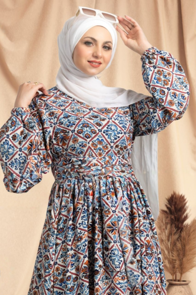 Printed Wrapped Dress