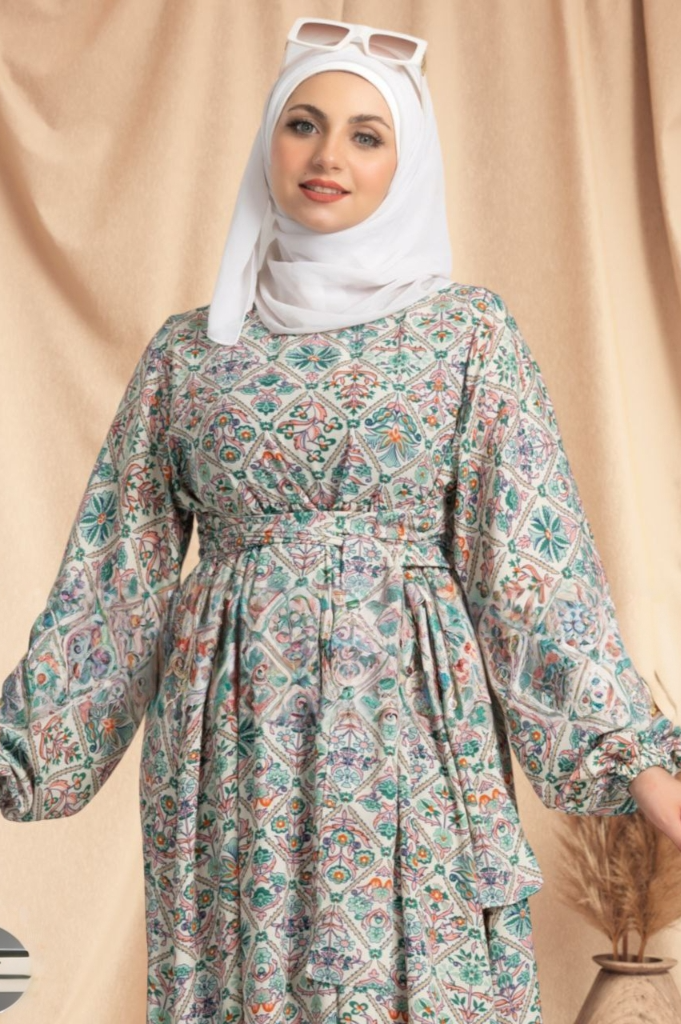 Printed Wrapped Dress