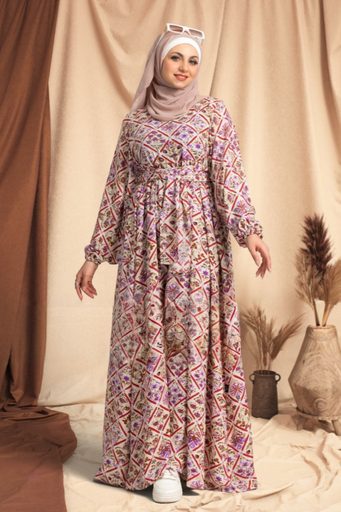 Printed Wrapped Dress