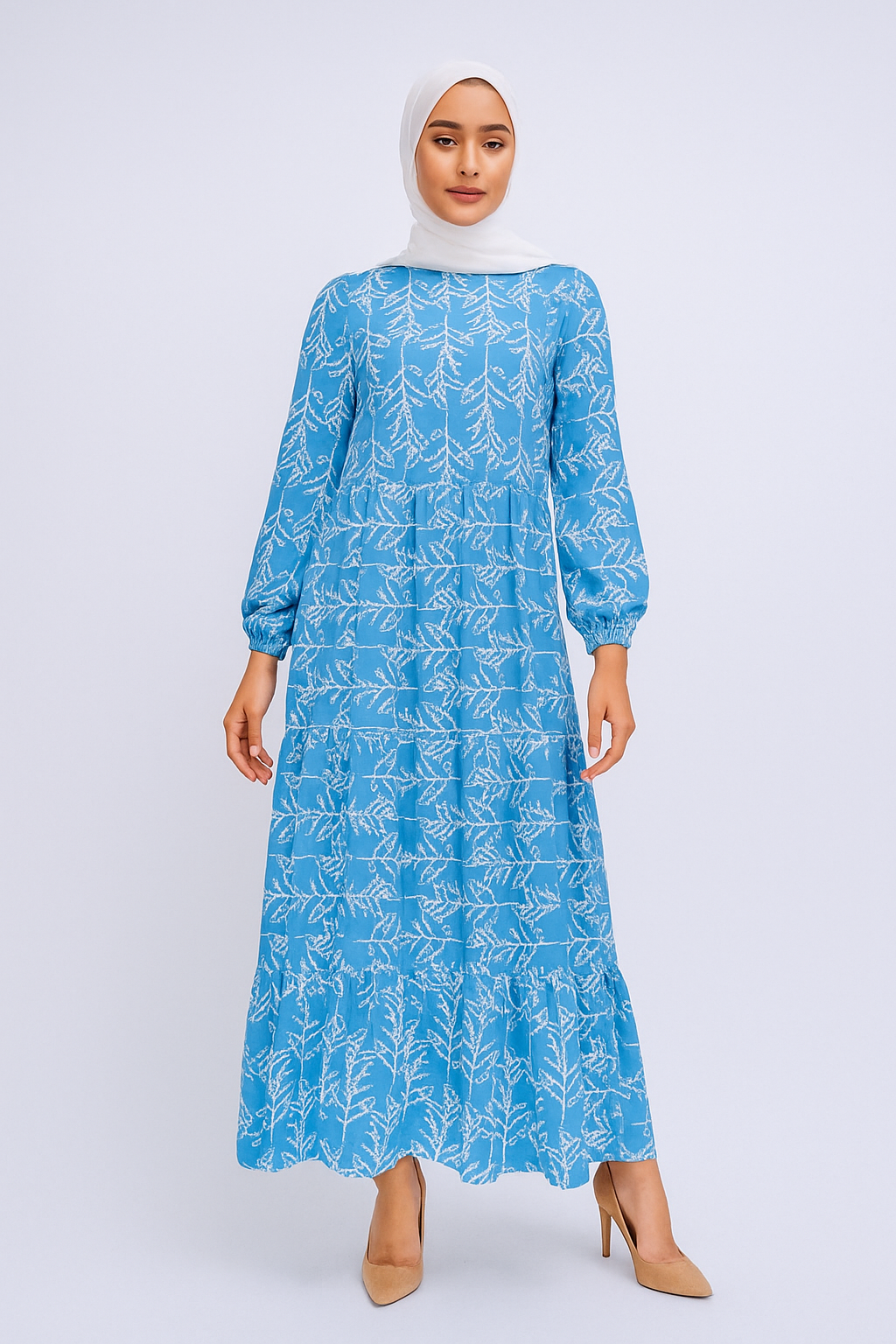 Layered Printed Dress