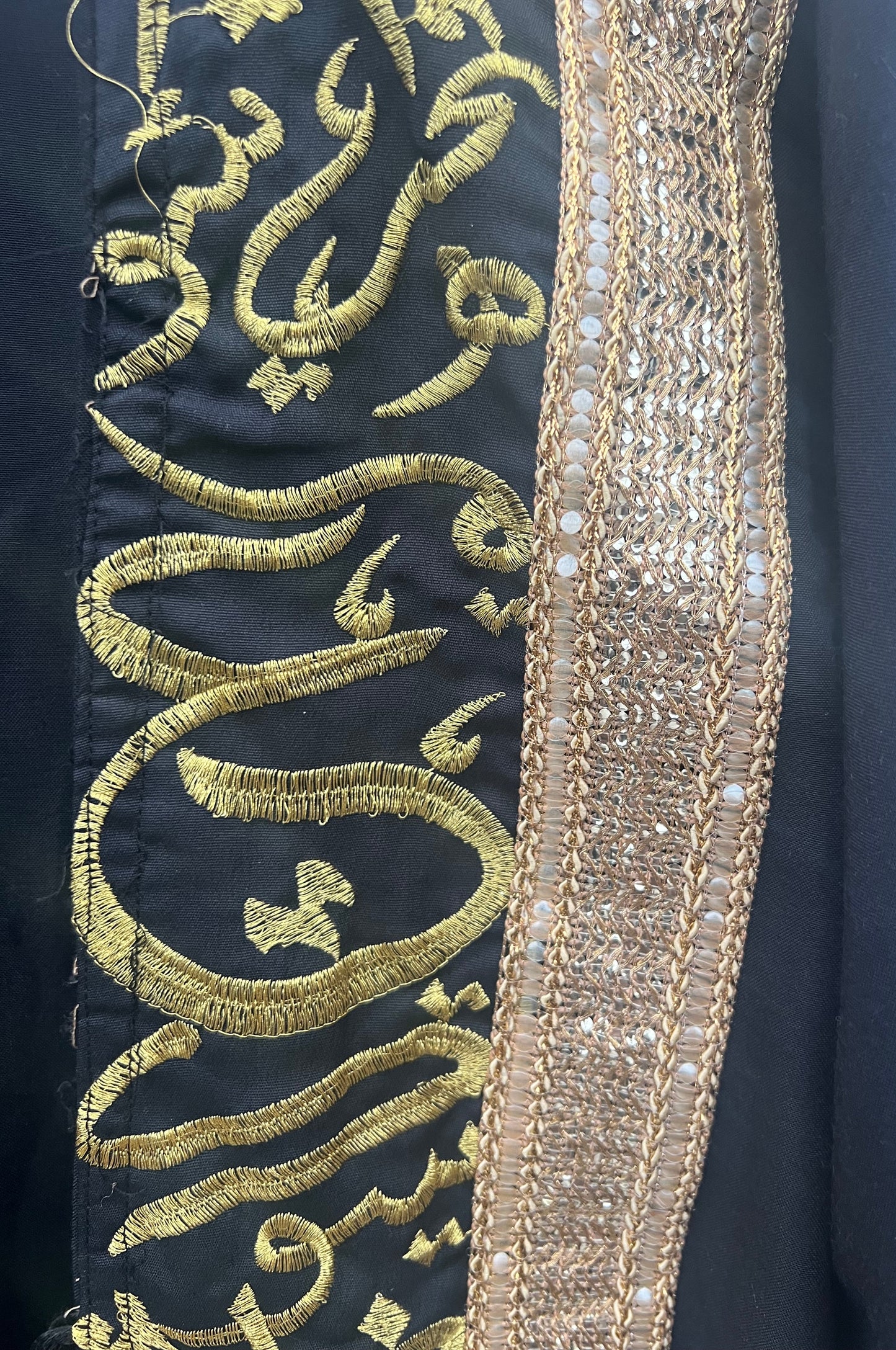 Golden Embroidered Kaftan