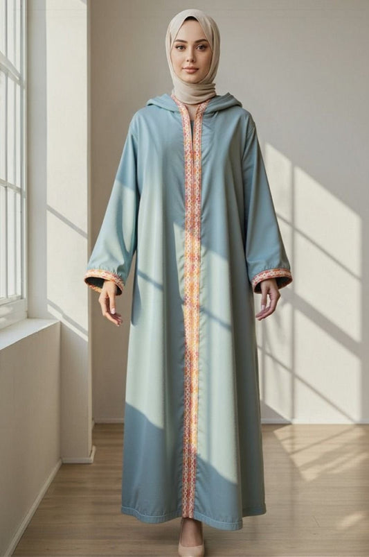 Abaya With Hood (6 Colors)