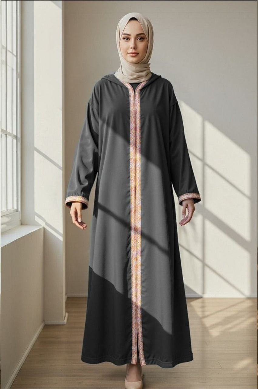 Abaya With Hood (6 Colors)