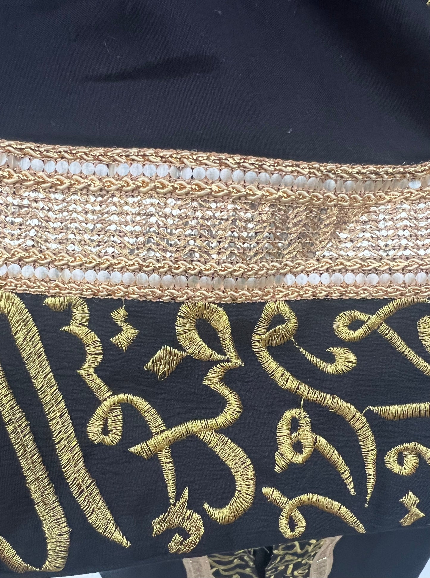 Golden Embroidered Kaftan