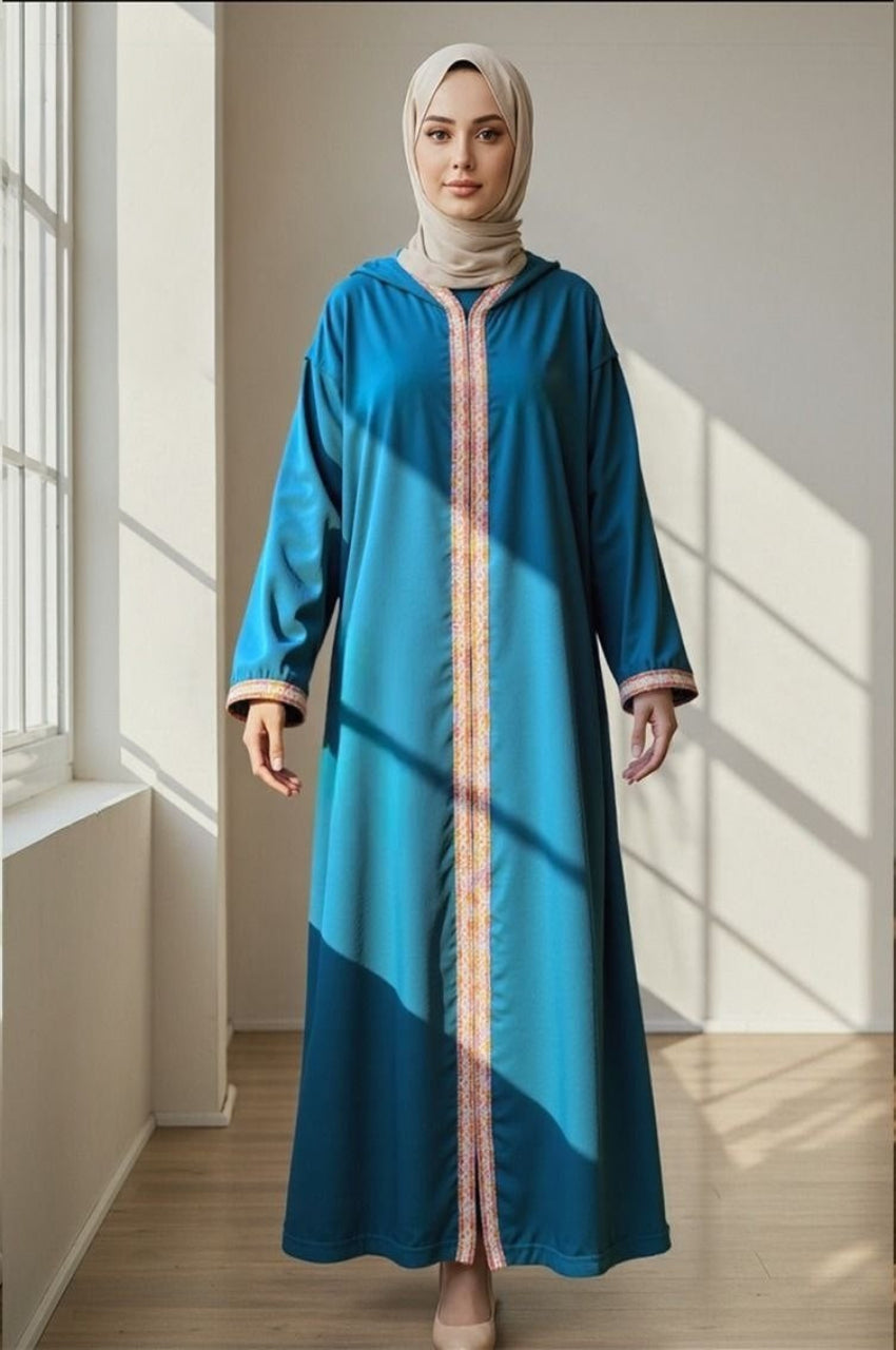 Abaya With Hood (6 Colors)