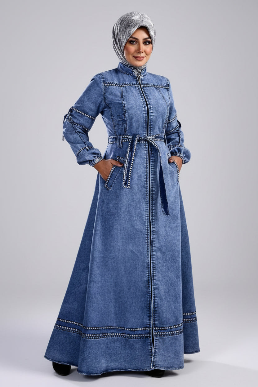 Jeans Dress With Pockets