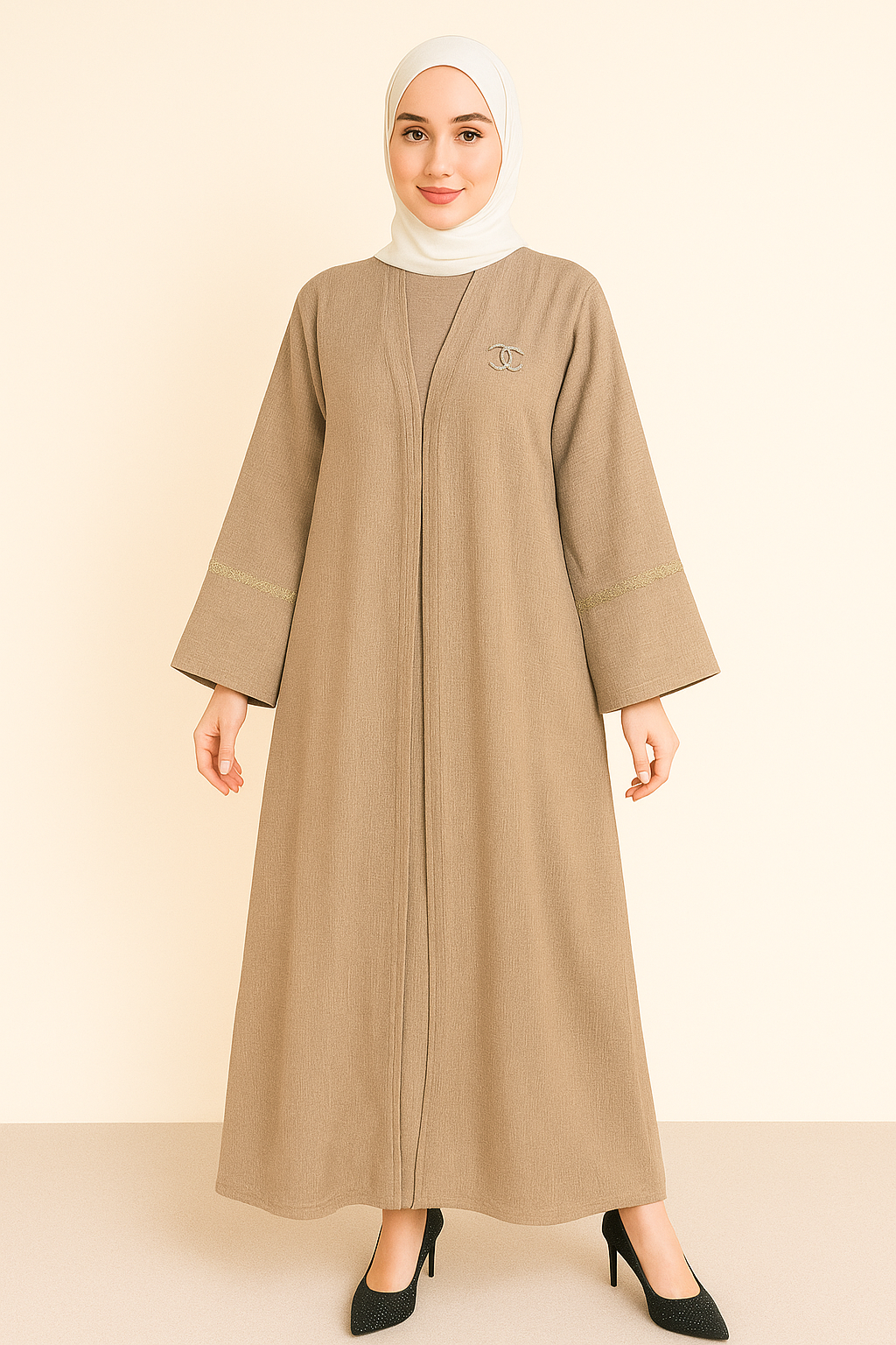 Abaya Set (NO Brooch Pin)