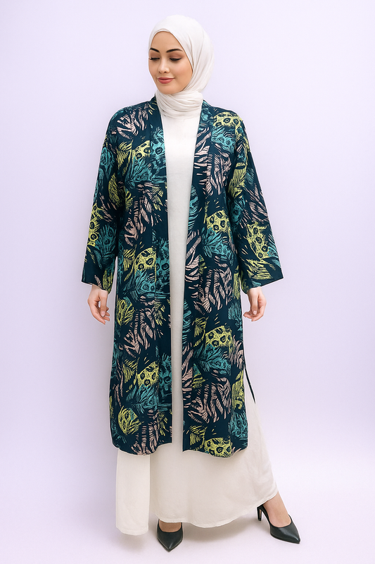 Colorful Printed Cardigan