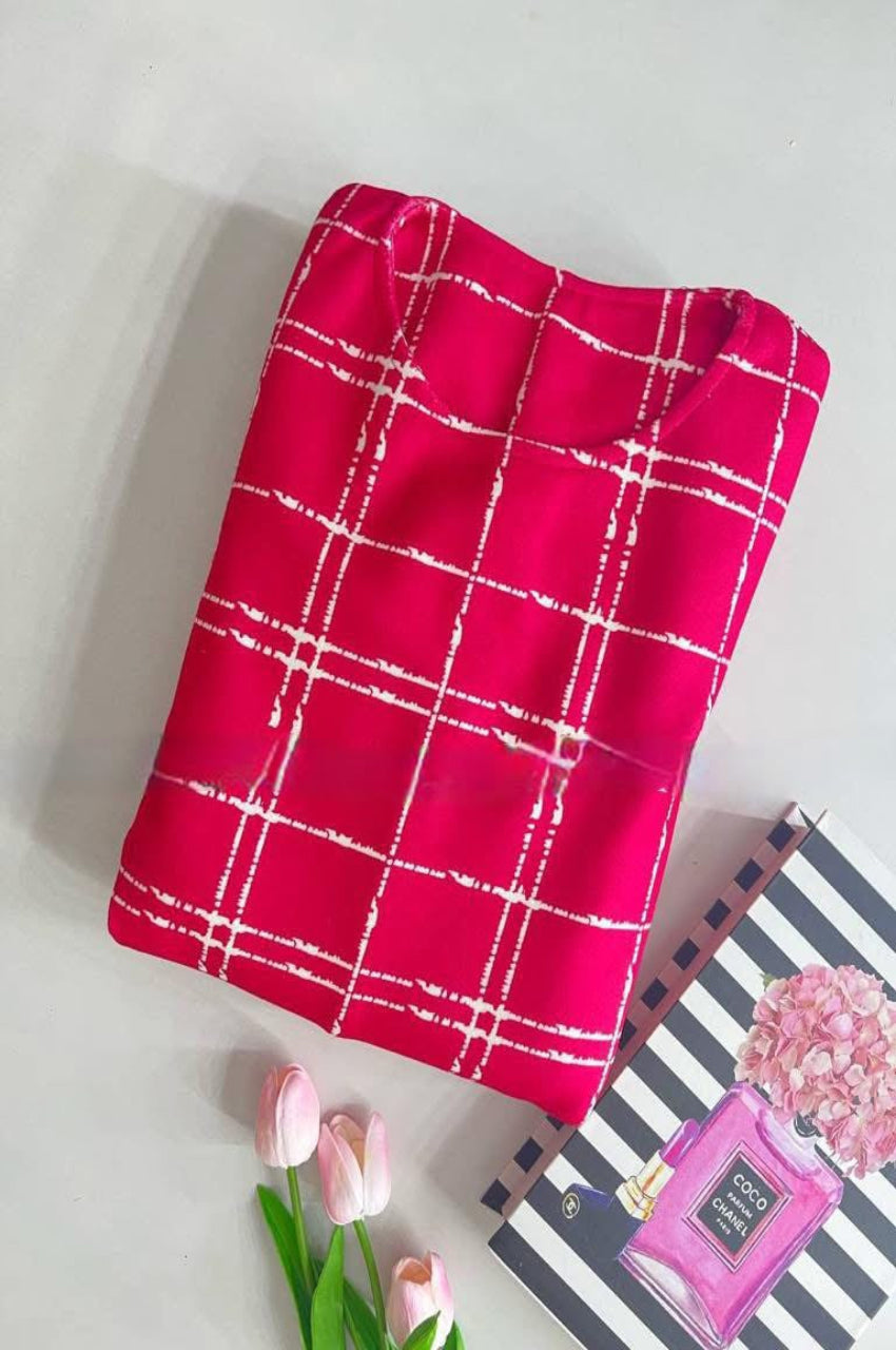 Tweed Winter Printed Dress (3 colors)