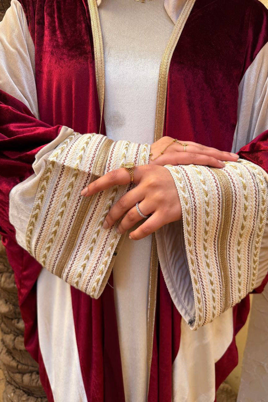 Elegant Strip Kaftan