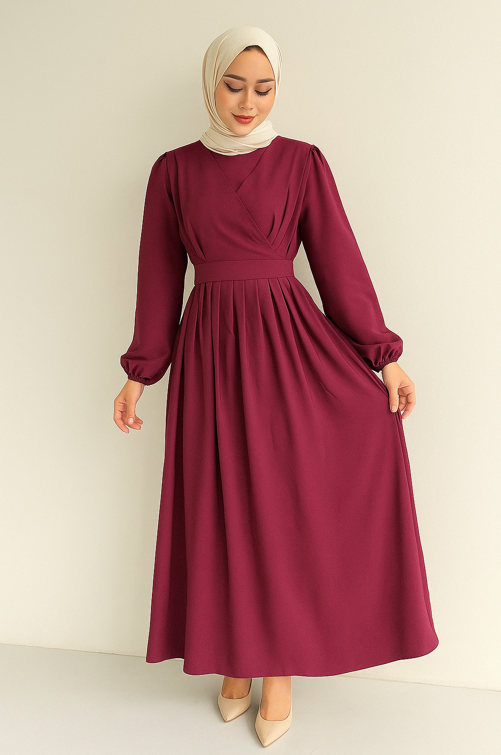 Pleated Dress