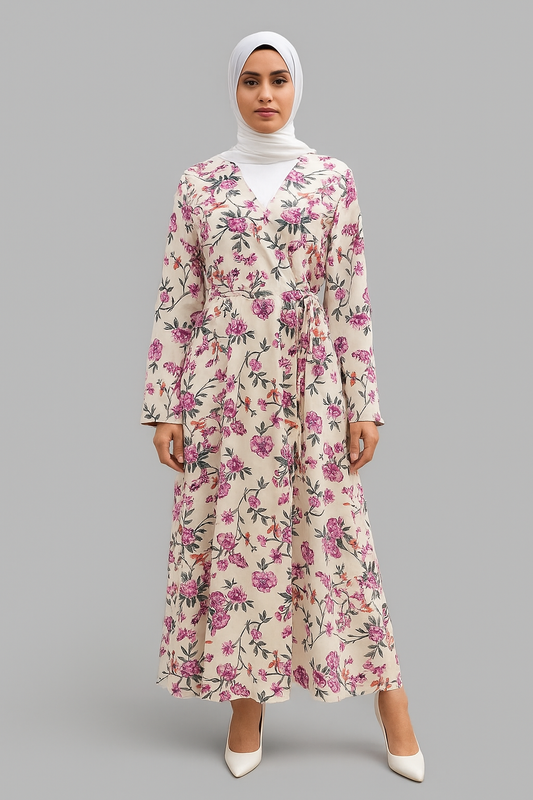 Wrap Floral Dress