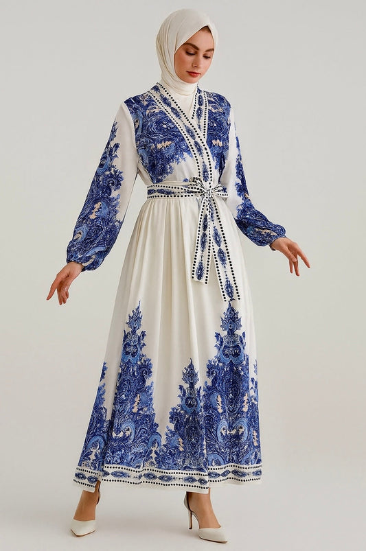 Elegant Printed Dress