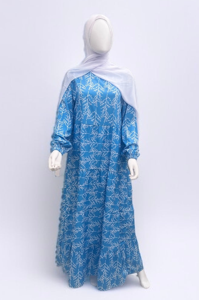 Layered Printed Dress
