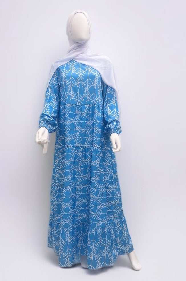 Layered Printed Dress
