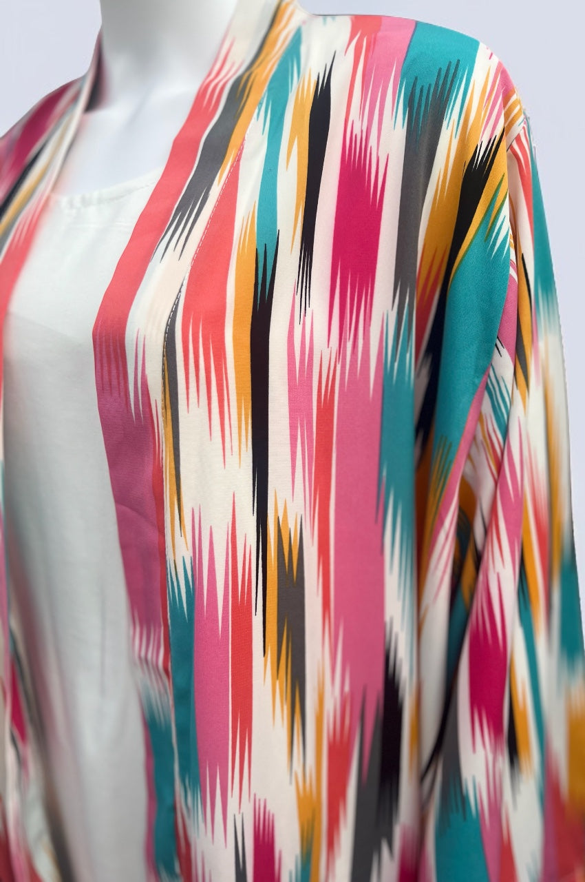 Printed Cardigan