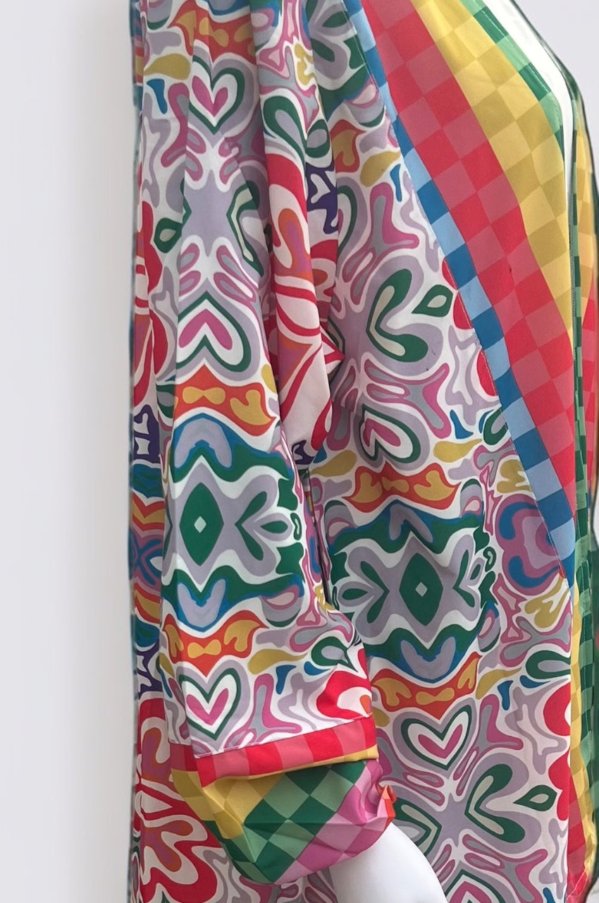 Colored Open Cardigan