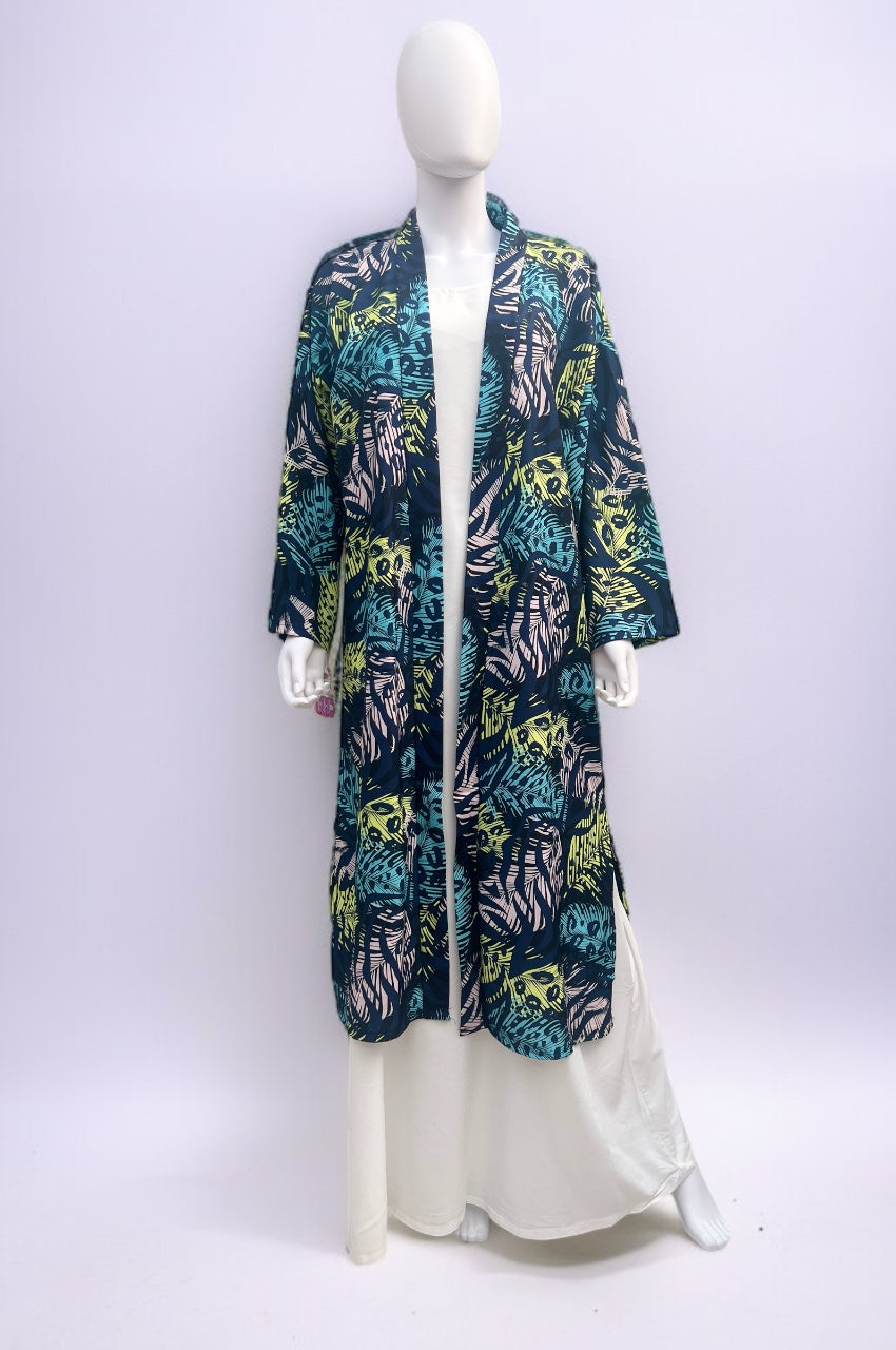 Colorful Printed Cardigan