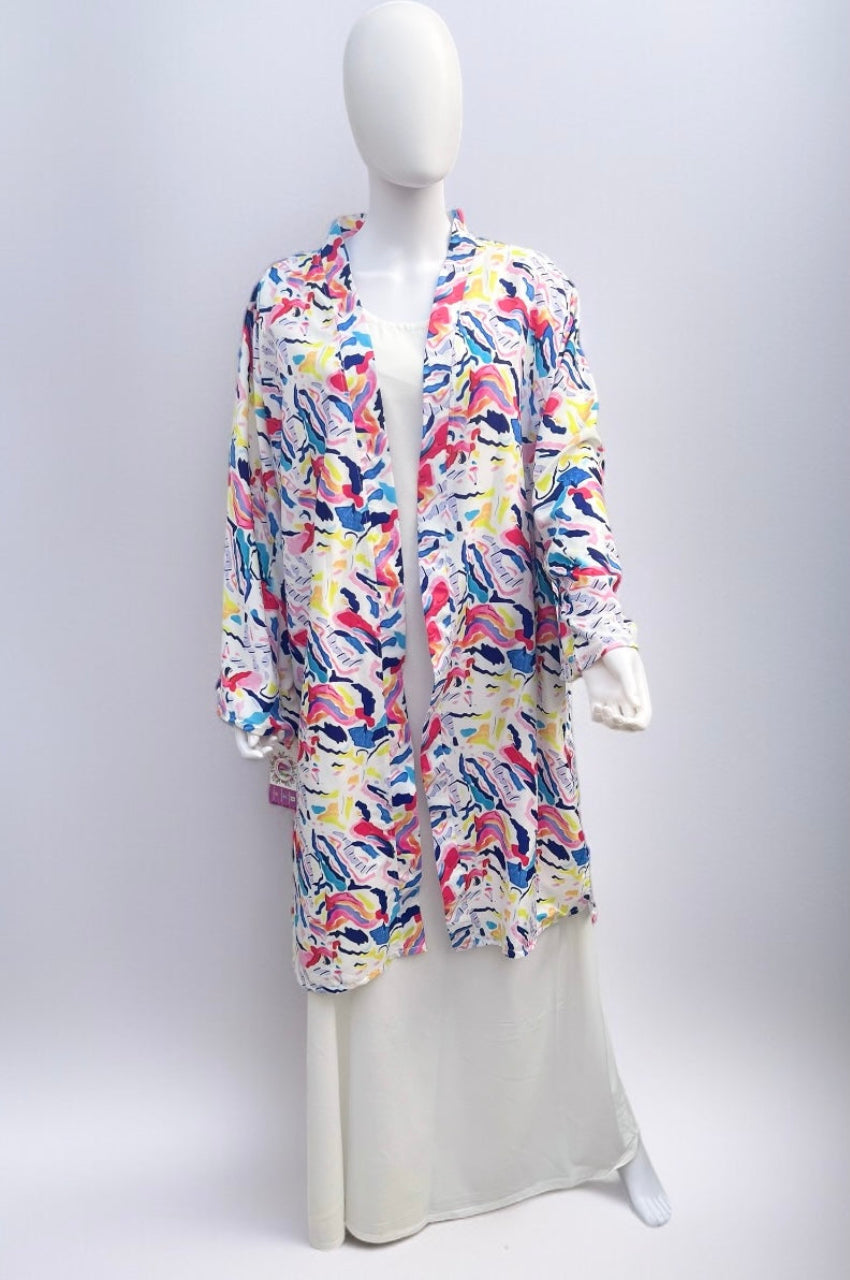 Printed Cardigan