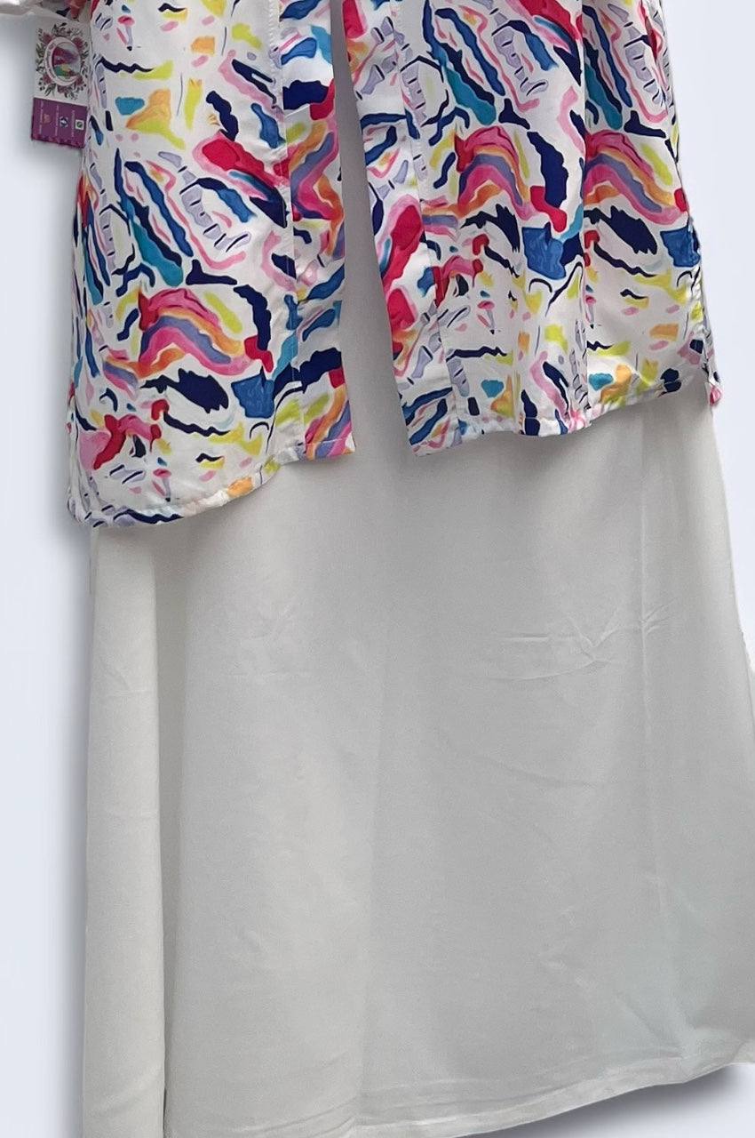 Printed Cardigan