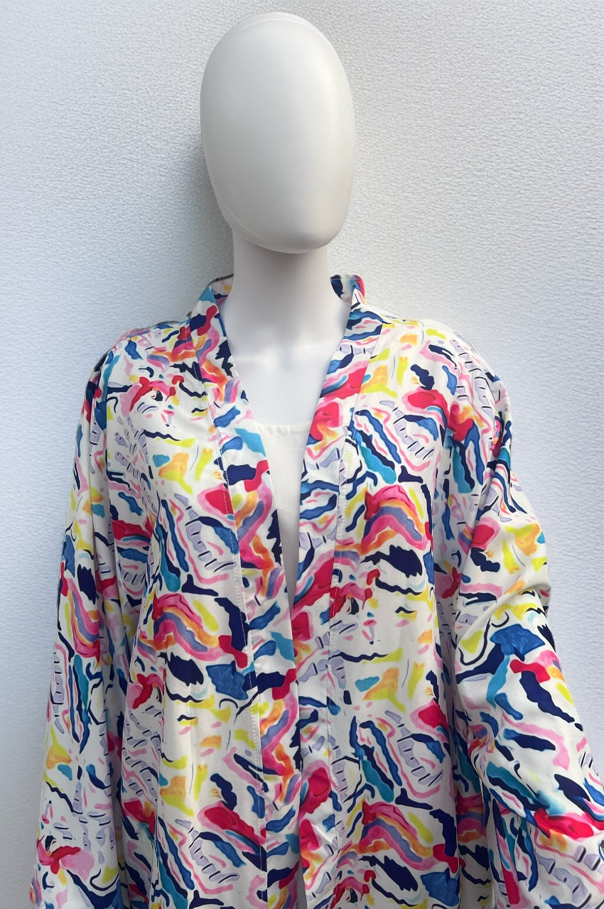 Printed Cardigan