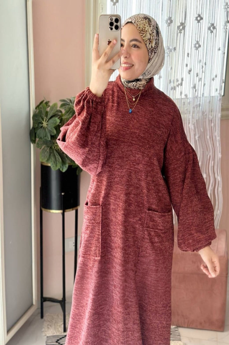 Practical Wool Dress