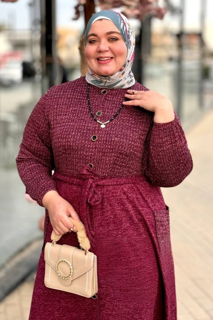 Plus Size Wool Dress