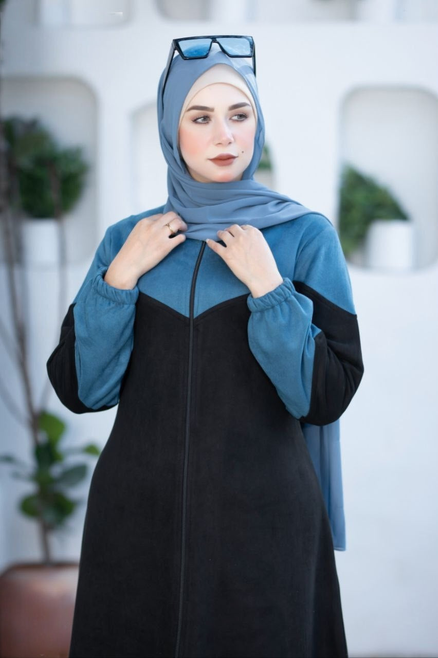 Two Colors Dress/Abaya