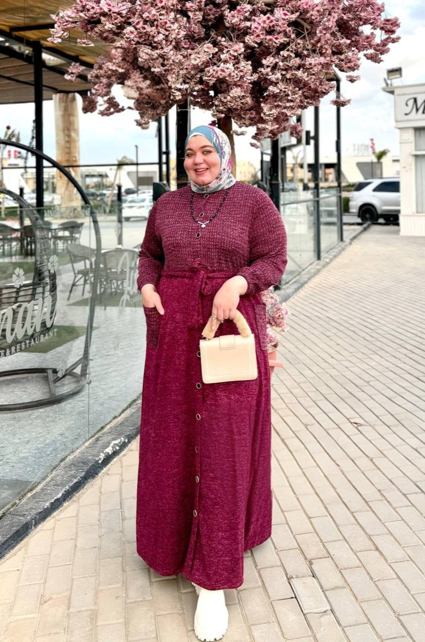 Plus Size Wool Dress