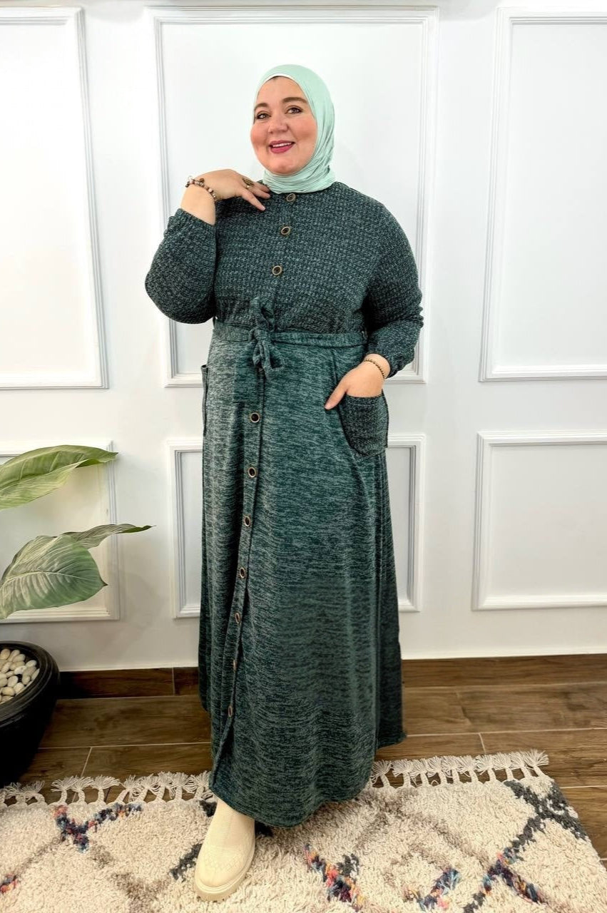 Plus Size Wool Dress