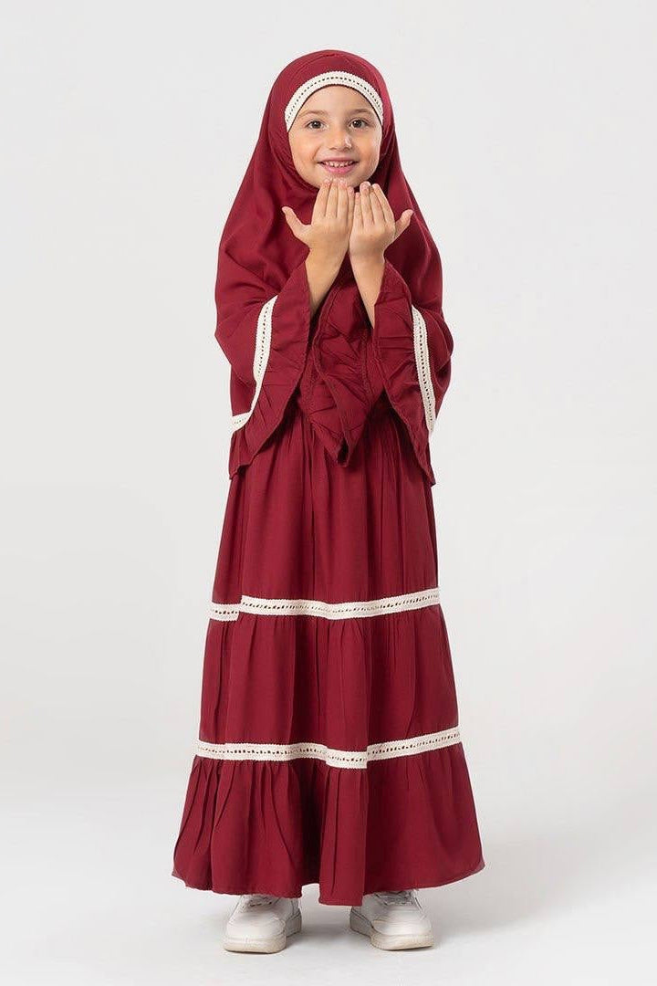 Two Pieces Girls Prayer Dress