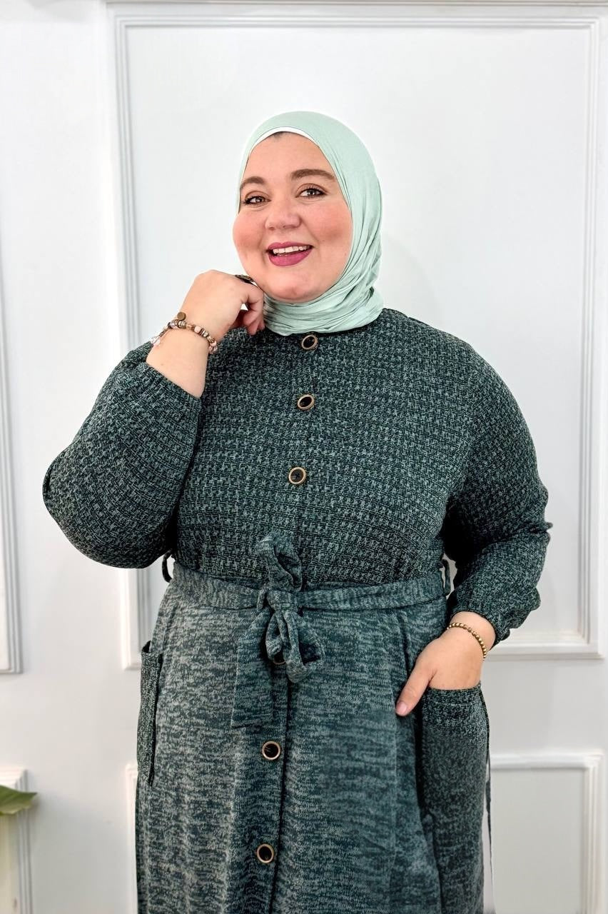 Plus Size Wool Dress