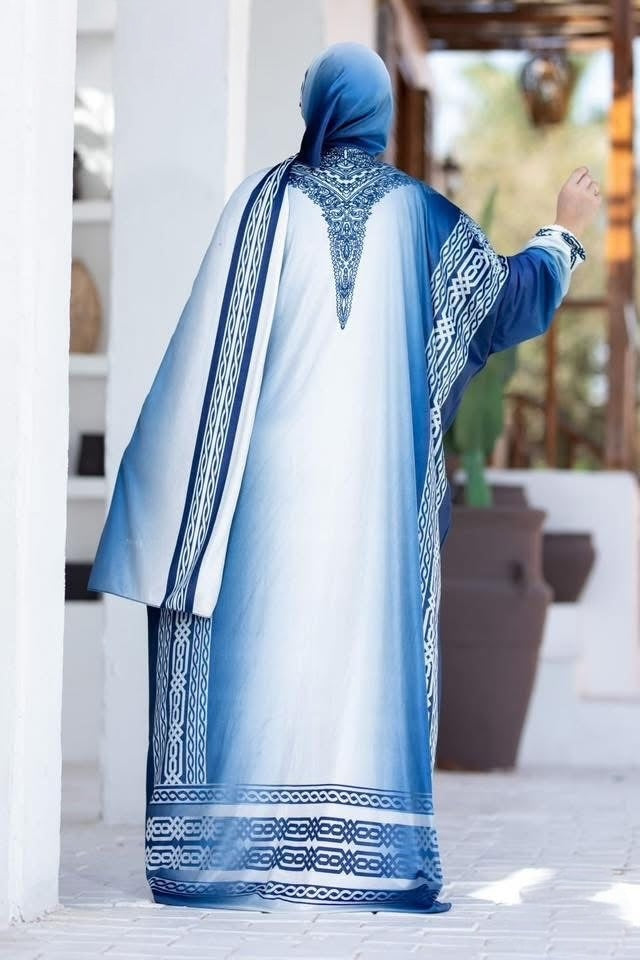 Printed Winter Prayer Dress 5