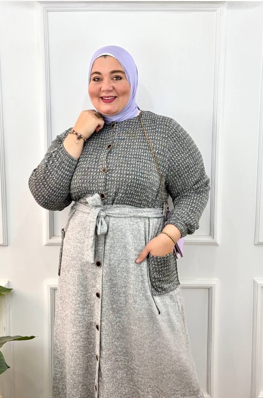 Plus Size Wool Dress
