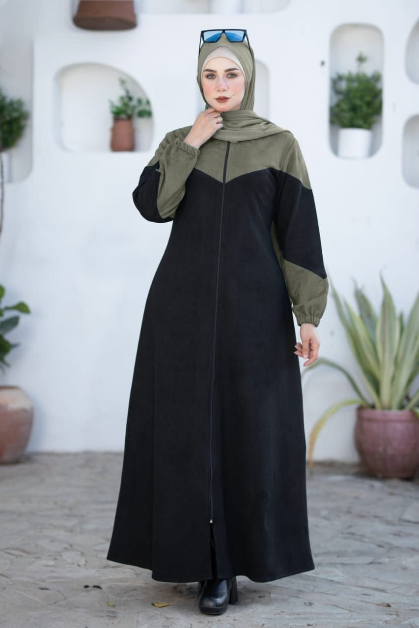 Two Colors Dress/Abaya