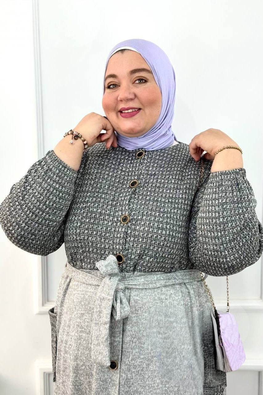 Plus Size Wool Dress