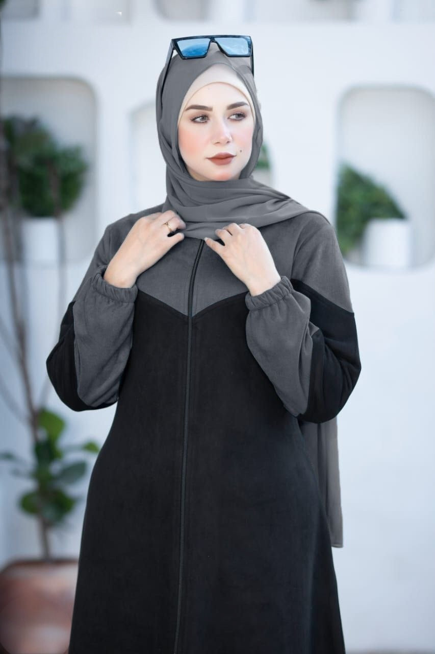 Two Colors Dress/Abaya