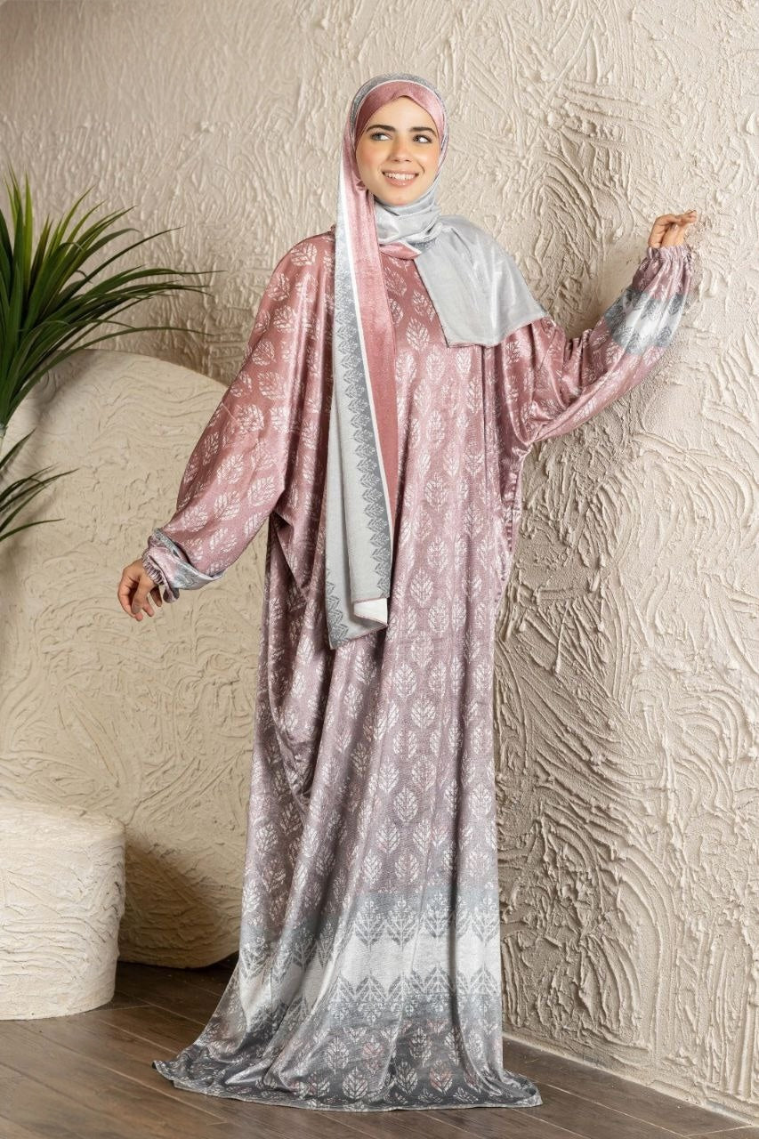 Printed Winter Prayer Dress 14