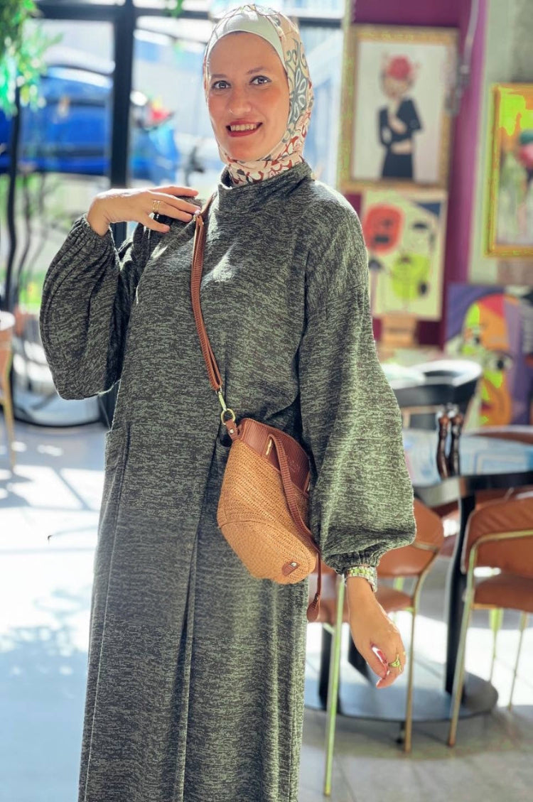 Practical Wool Dress