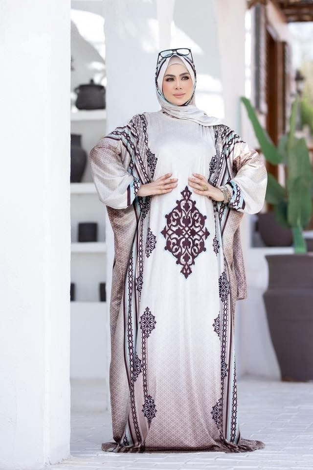 Printed Winter Prayer Dress 6