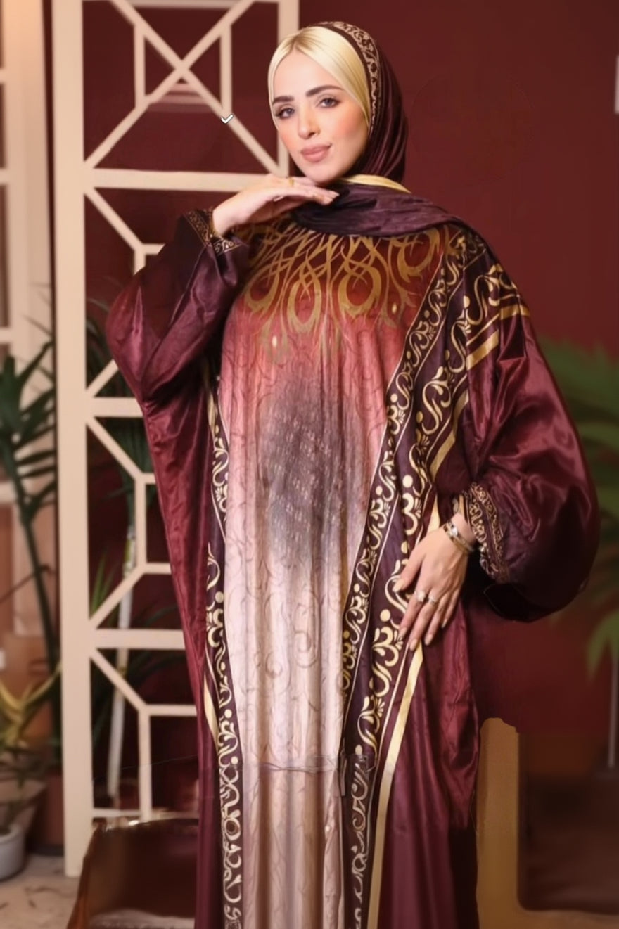 Printed Winter Prayer Dress 10