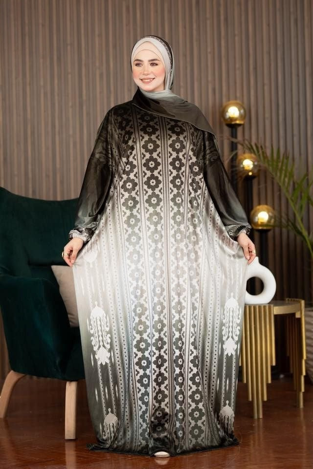 Printed Winter Prayer Dress 12