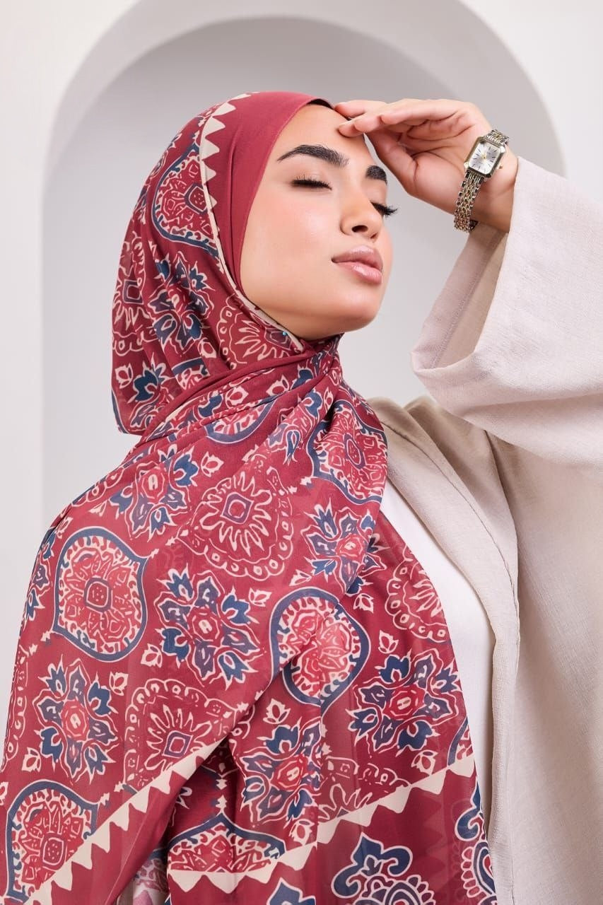 Crepe Chiffon Scarf 3