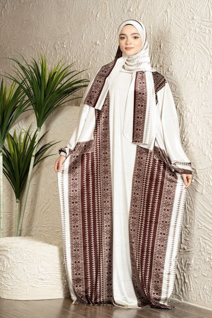 Printed Winter Prayer Dress 13
