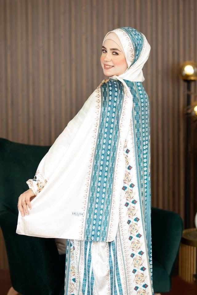 Printed Winter Prayer Dress 4