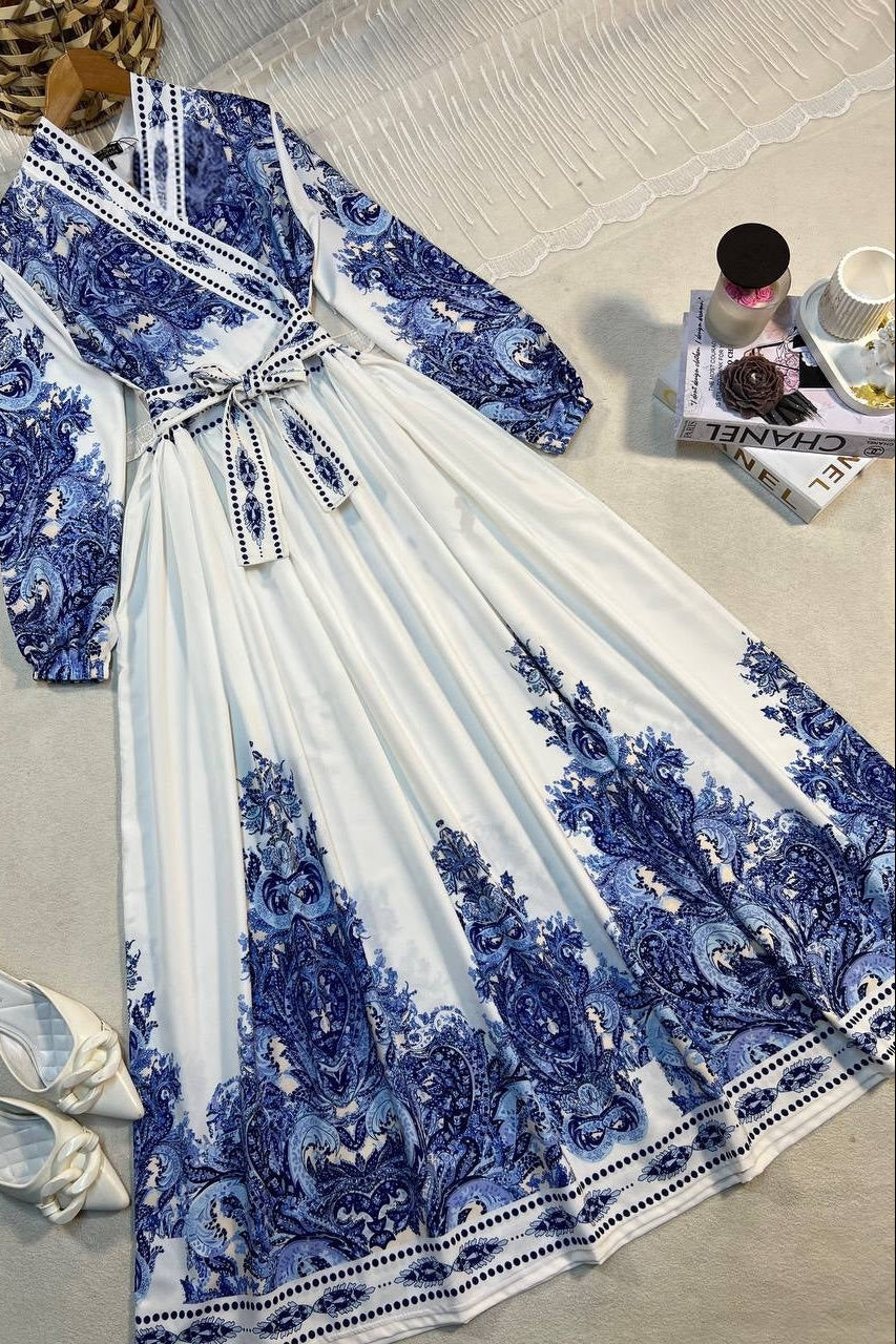Elegant Printed Dress